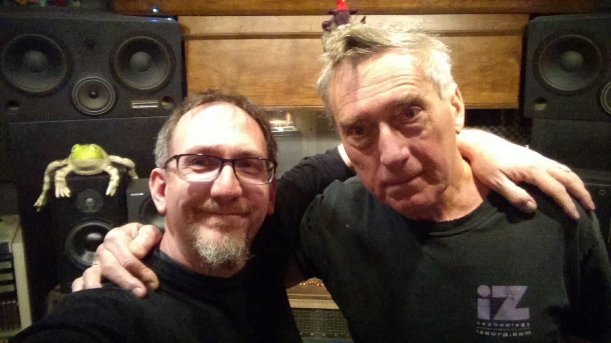 Matt Boudreau with engineer Don Zientara.