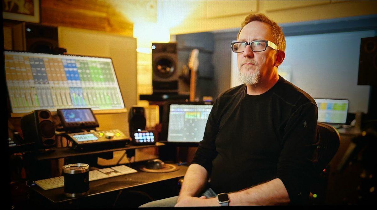 Matt Boudreau in his home mixing and mastering suite.